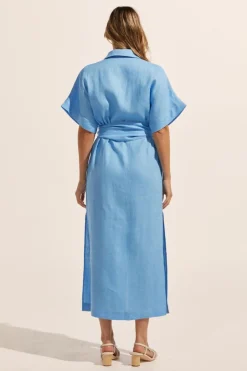 Zoe Kratzmann Moat Peacock Blue Shirt Dress