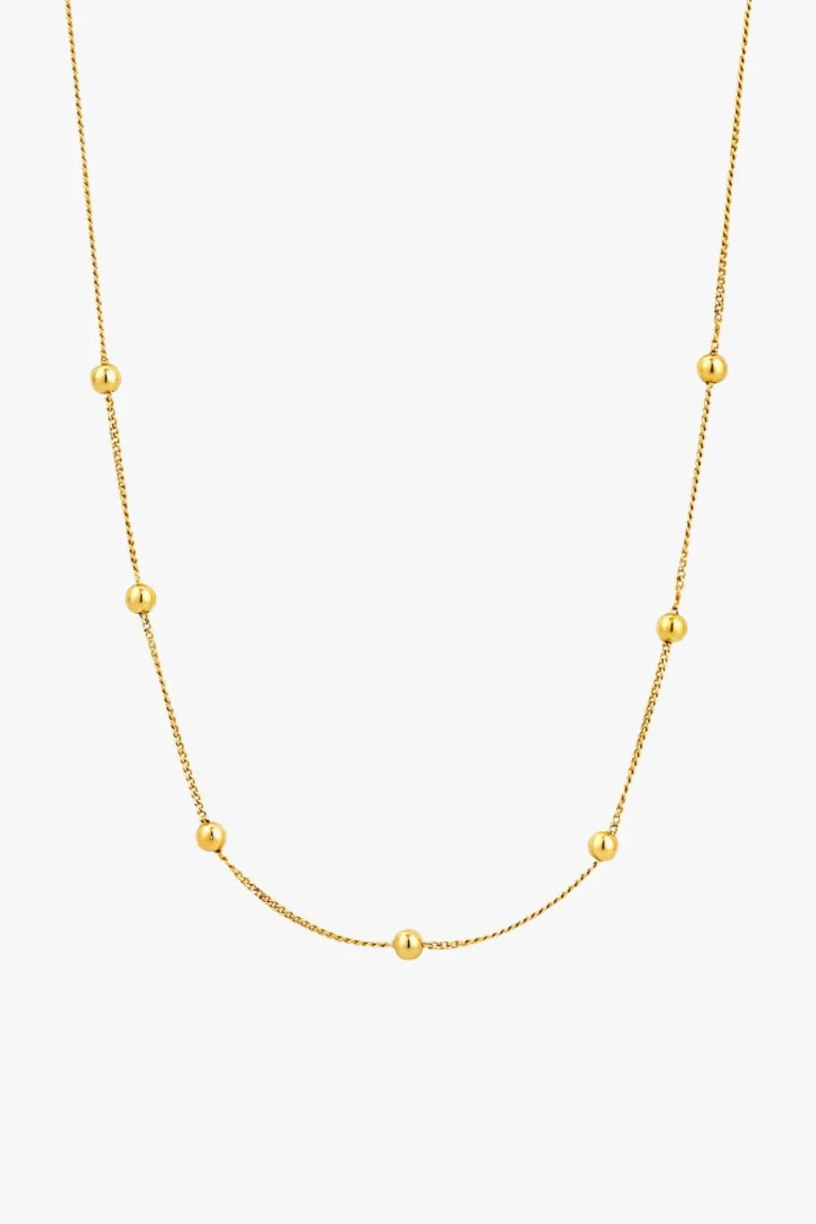 Ania Haie Modern Beaded Gold Necklace