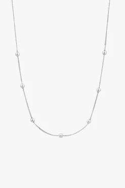 Ania Haie Modern Beaded Silver Necklace