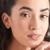 Ania Haie Modern Minimalism Small Gold Three Ball Stud Earrings