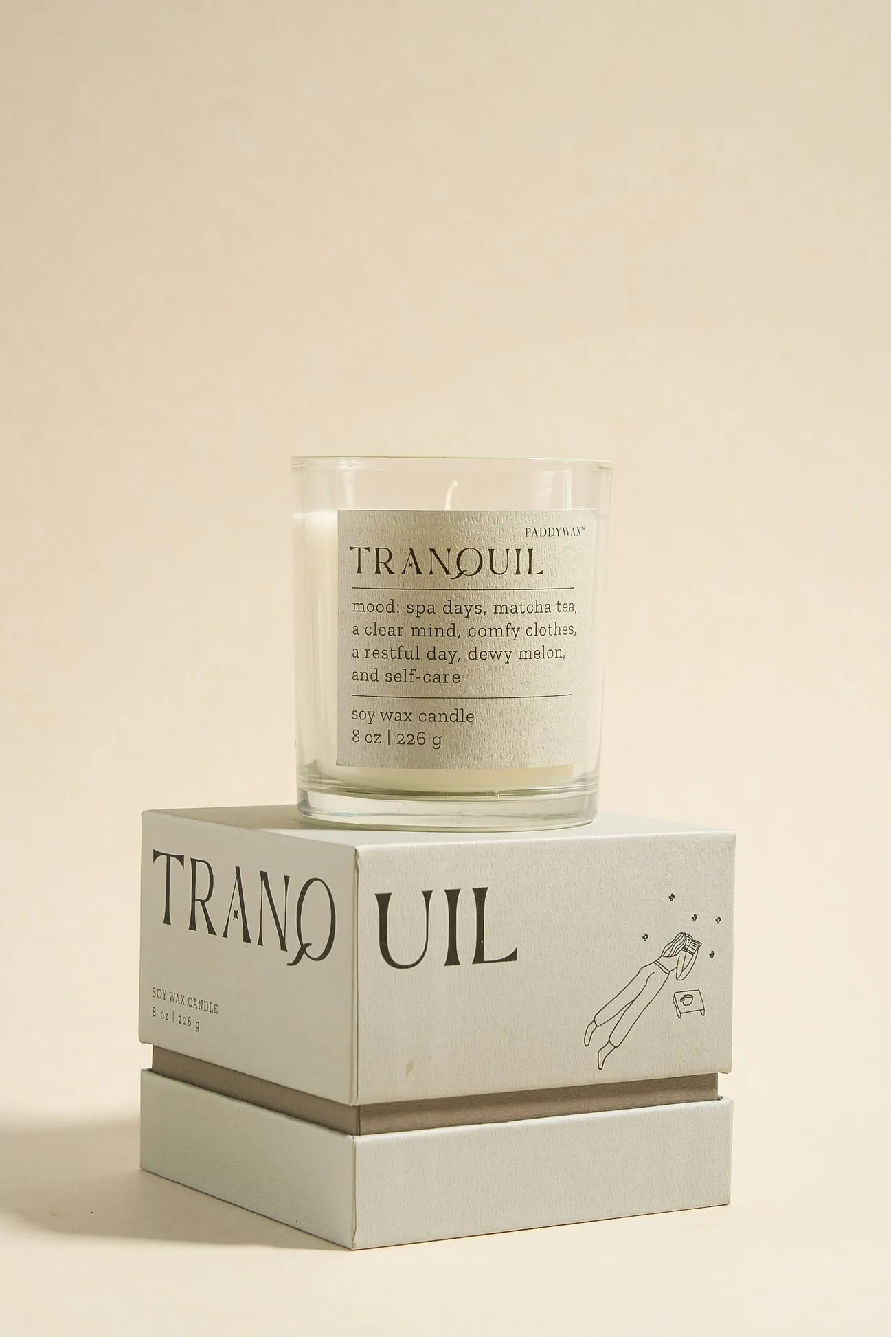Paddywax Mood Tranquil Lush Palms 226g Glass Candle