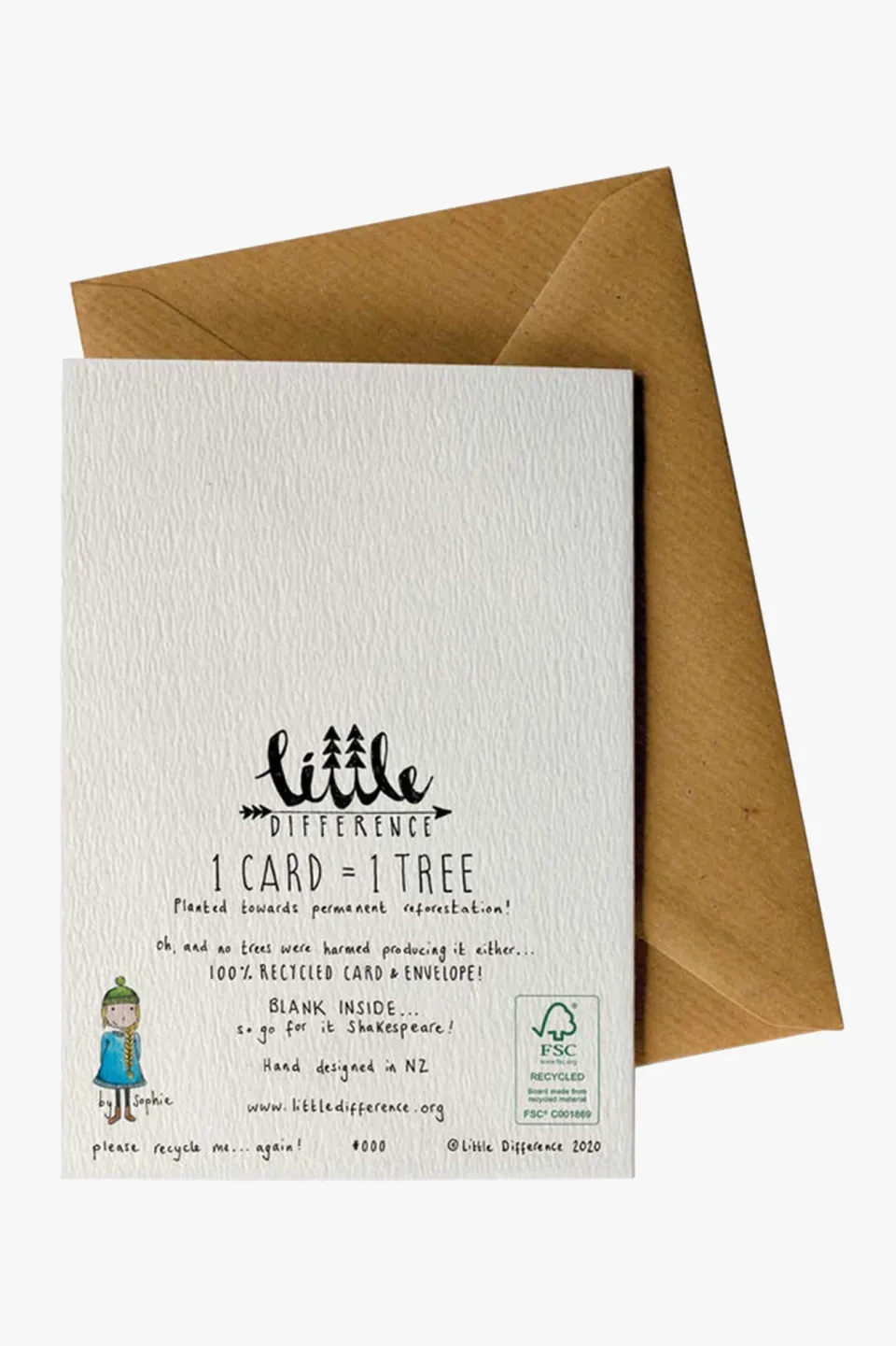 Little Difference Mother Earth Greeting Card