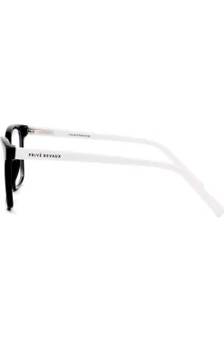 Prive Revaux MVP Square Black White Blue Light Glasses