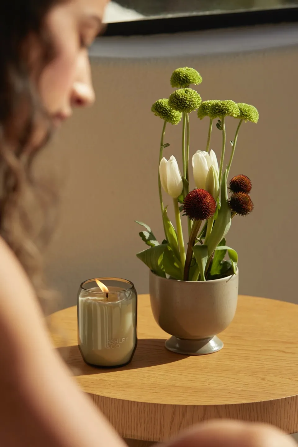 Ashley + Co Natural Waxed Parakeets + Pearls Perfume Candle