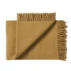 Weave Nevis Throw 100% New Zealand Lambs Wool Camel