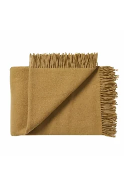 Weave Nevis Throw 100% New Zealand Lambs Wool Camel