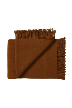Weave Nevis Throw 100% New Zealand Lambs Wool Spice