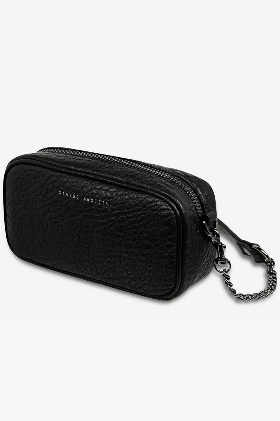Status Anxiety New Normal Black Bubble Mini Cross Body with Chain