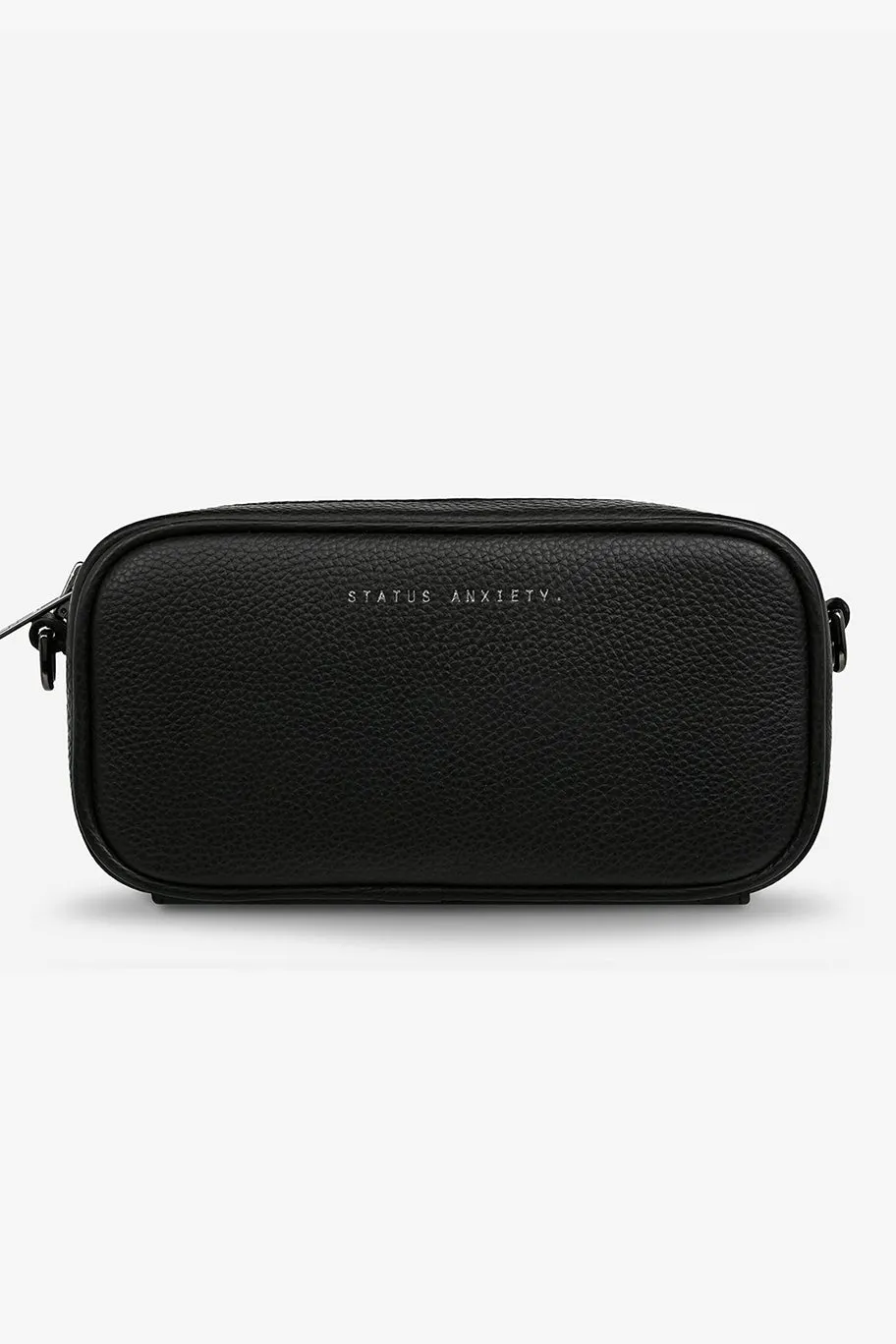 Status Anxiety New Normal Black Matt Mini Cross Body with Chain