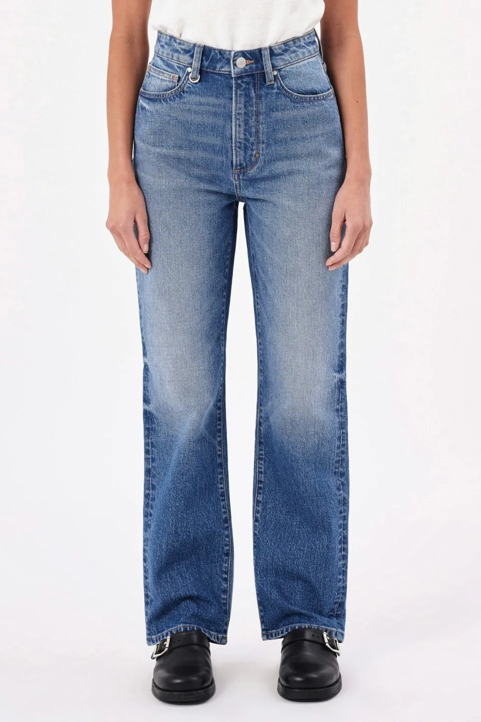 Neuw Nico Mid Vintage Indigo Straight Ode Jean