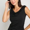 Stories be Told Nightlife Black Stretch Off Shoulder Top