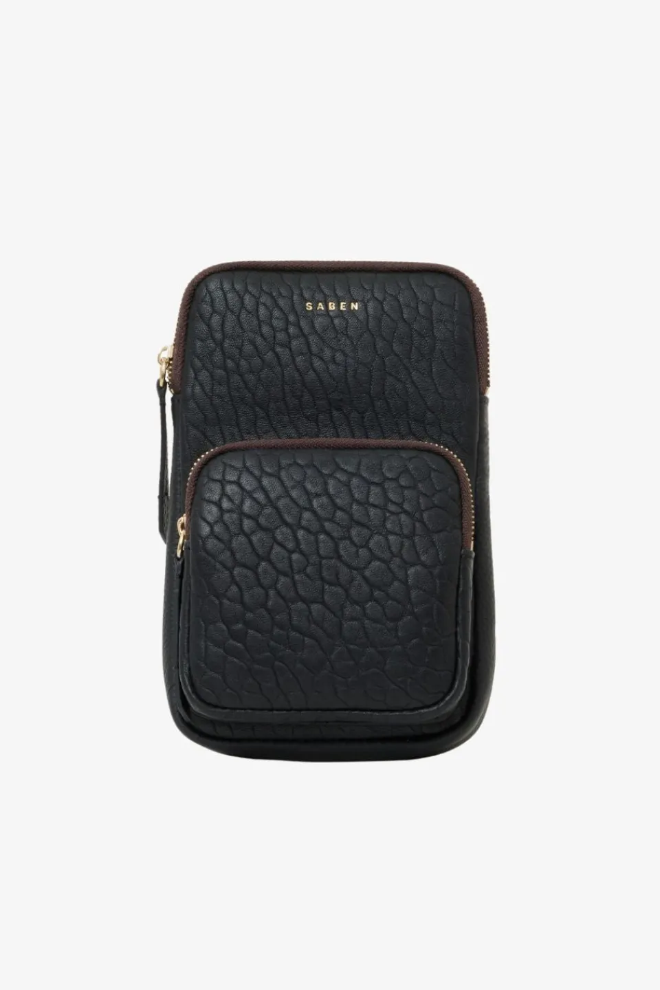 Saben Nikko Black Bubble Pocket Phone Sling