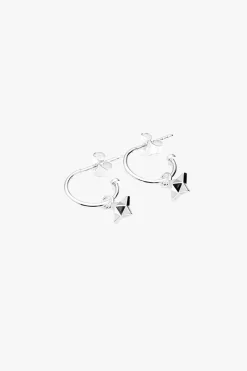Stolen Girlfriends Club Ninja Star Anchor Sleeper Earrings EOL