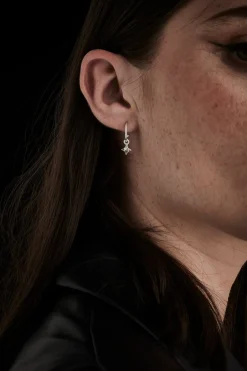 Stolen Girlfriends Club Ninja Star Anchor Sleeper Earrings EOL