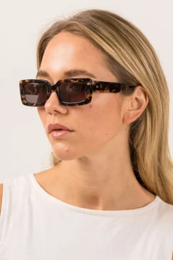 Sito Odessa Tort Rectangular Sunglasses