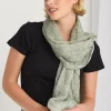 Queen of the Foxes Olive Wool Blend Light Scarf