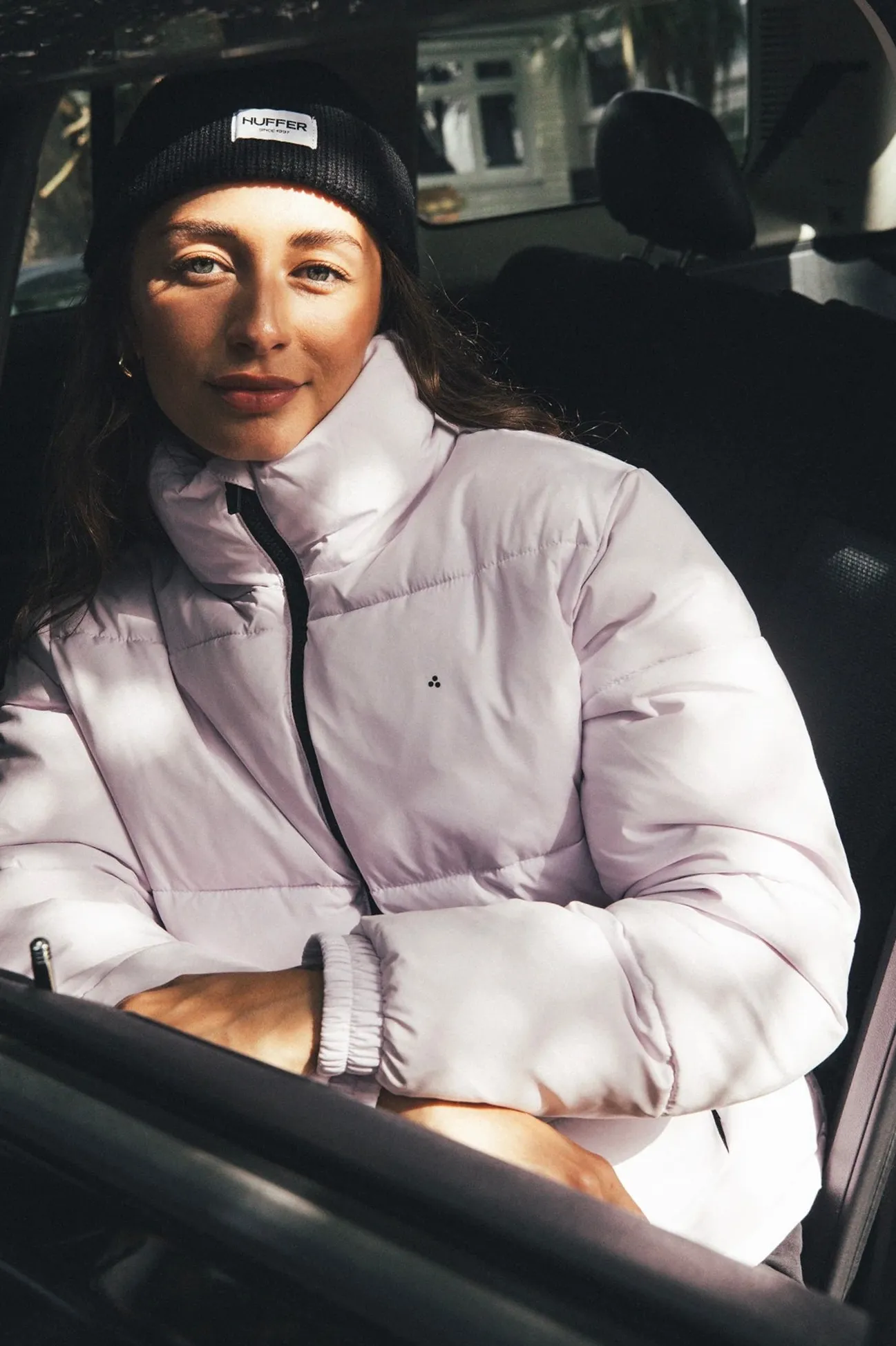 Huffer Orchid Box Puffer Jacket