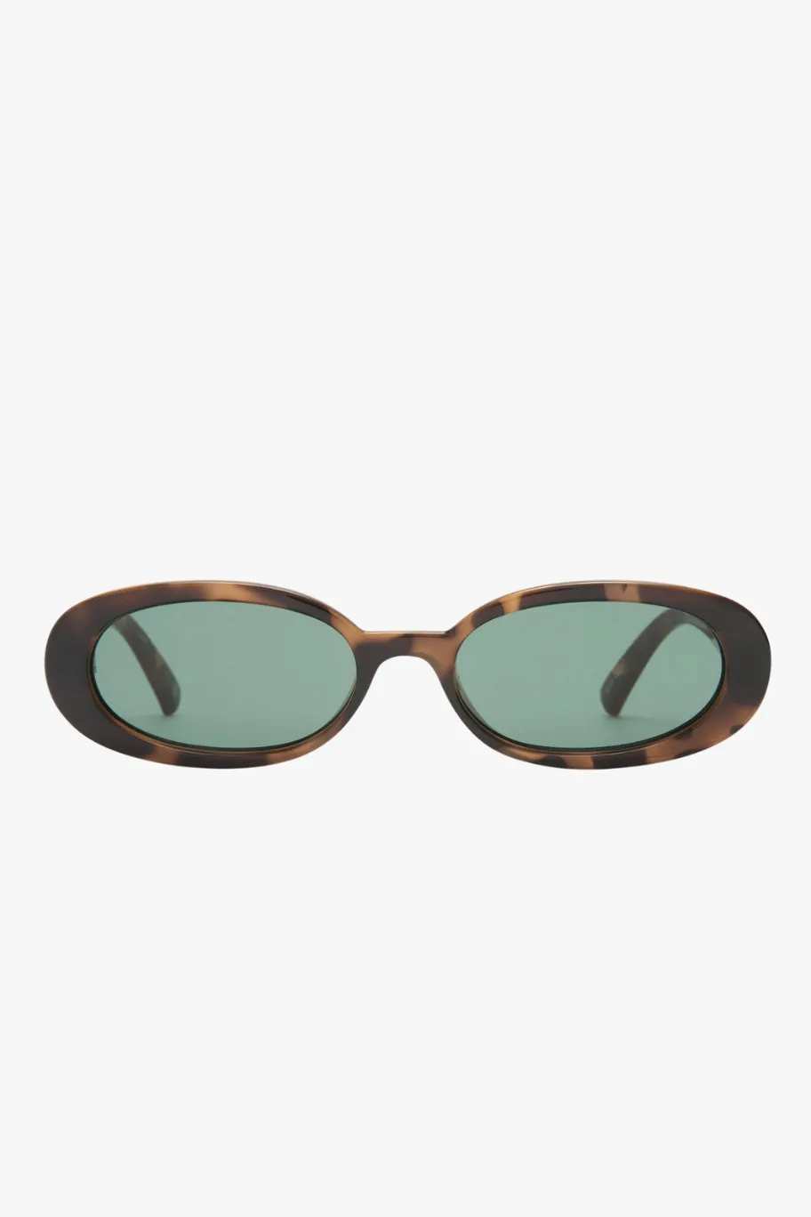 Le Specs Outta Love Oval Tort Sunglasses