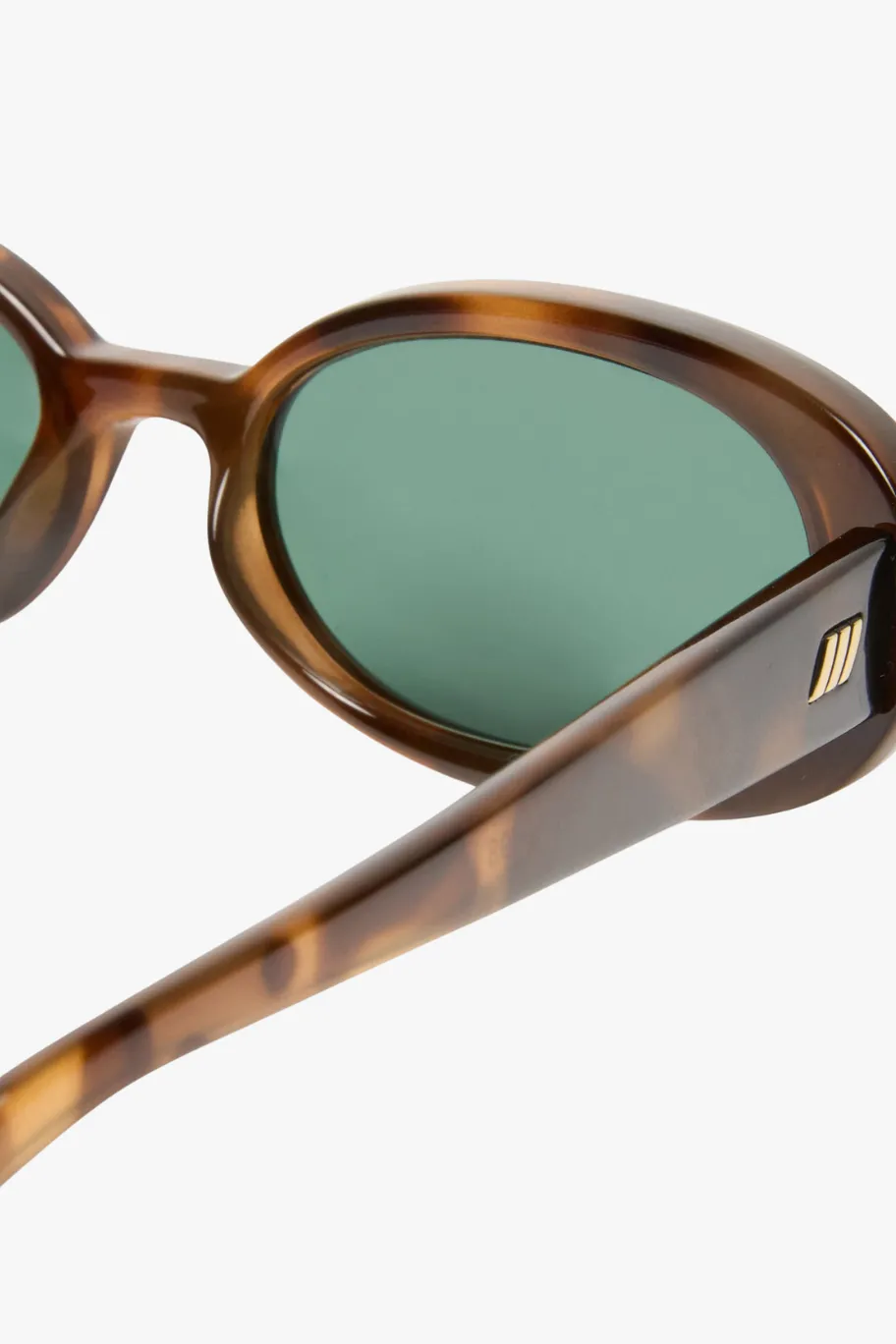 Le Specs Outta Love Oval Tort Sunglasses