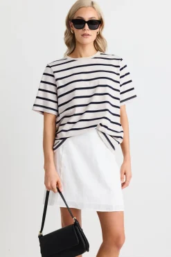 RE:UNION Label Palma White Mini Skirt