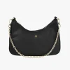 Peta + Jain Paloma Black Pebble Gold Vegan Leather Crossbody Bag