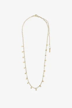 Pilgrim Panna Gold Multi Mini Charm Necklace