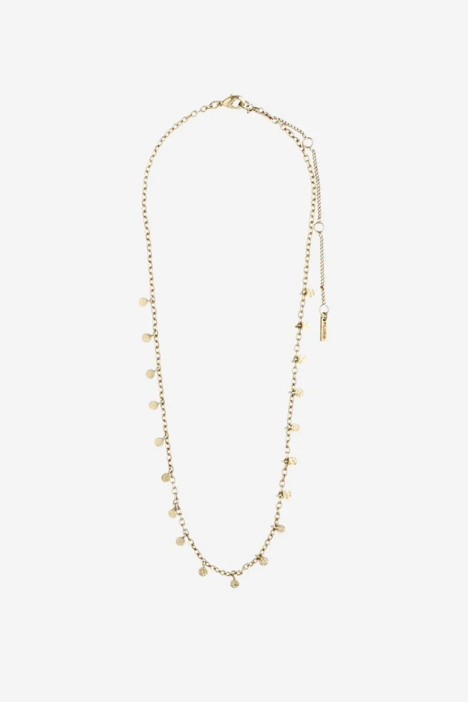 Pilgrim Panna Gold Multi Mini Charm Necklace