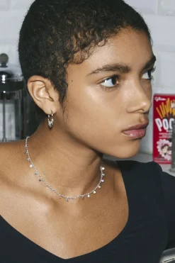 Pilgrim Panna Silver EOL Mini Multi Charm Necklace