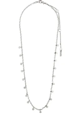 Pilgrim Panna Silver EOL Mini Multi Charm Necklace