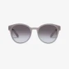 Le Specs Paramount Oatmeal Rounds Khaki Gradient Lens Sunglasses