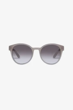 Le Specs Paramount Oatmeal Rounds Khaki Gradient Lens Sunglasses