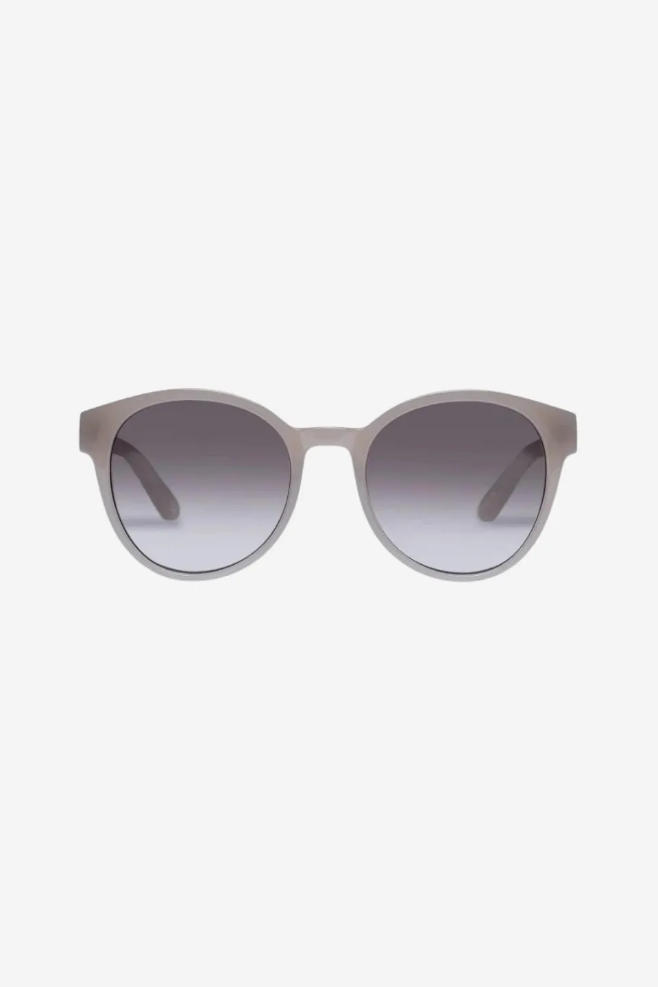 Le Specs Paramount Oatmeal Rounds Khaki Gradient Lens Sunglasses