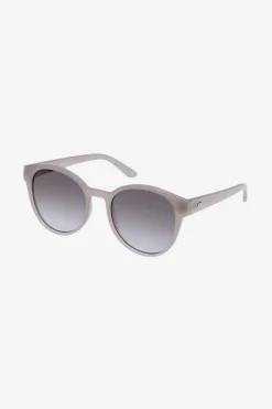 Le Specs Paramount Oatmeal Rounds Khaki Gradient Lens Sunglasses