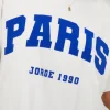 Jorge Paris Vintage White Blue Printed Tee