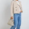 Stories be Told Pathway Taupe Cropped Trench Jacket