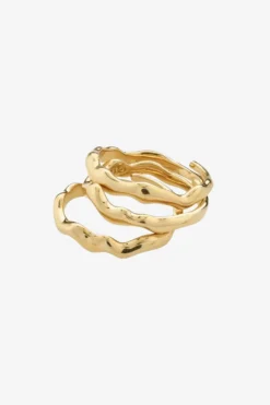 Pilgrim Penelope Recycled Gold Plated Adjustable Ring