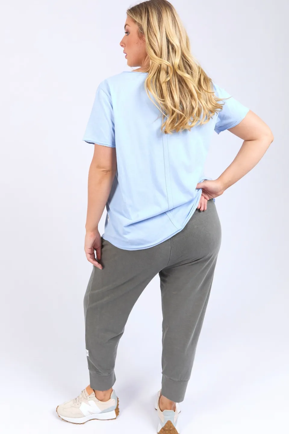 Elm Pima Dream Blue Relaxed Tee