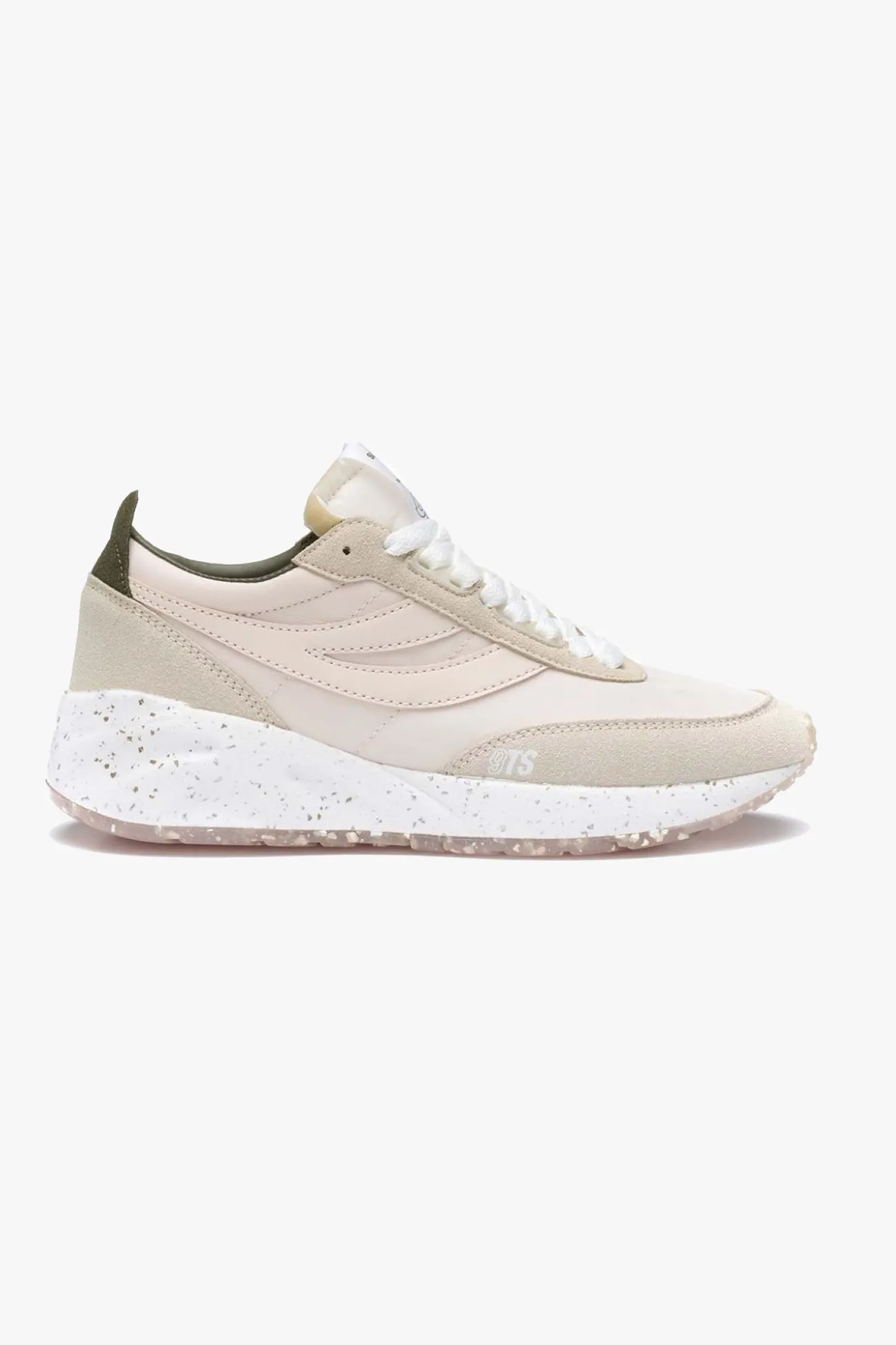 Superga 4089 Pink 9TS Slim Vegan Leather Trainers