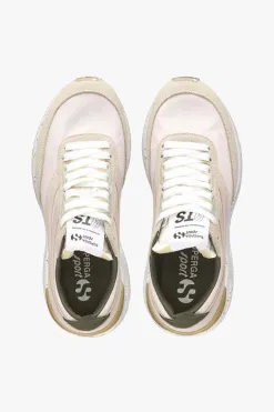 Superga 4089 Pink 9TS Slim Vegan Leather Trainers