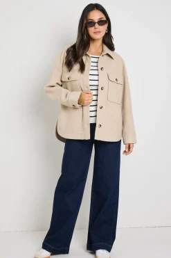 Stories be Told Pinot Taupe Oversized Shacket