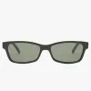 Le Specs Plateaux BlackRectangle Khaki Mono Lens Sustain Sunglasses