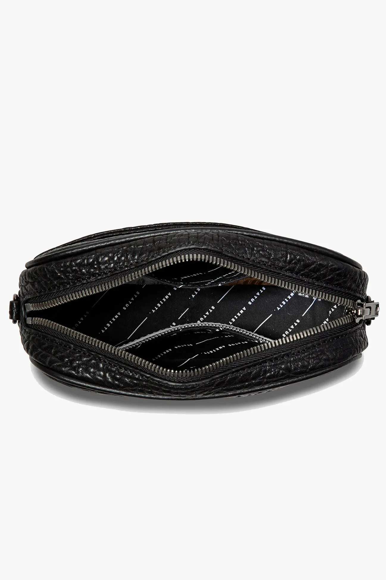 Status Anxiety Plunder Black Bubble Cross Body Bag