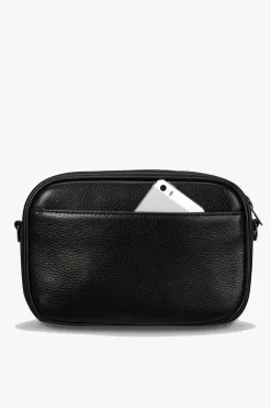 Status Anxiety Plunder Black Crossbody Bag Webbed Strap
