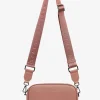 Status Anxiety Plunder Dusty Rose Crossbody Black Webbed Strap
