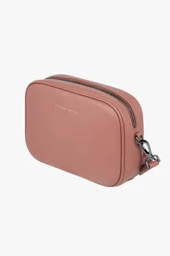 Status Anxiety Plunder Dusty Rose Crossbody Black Webbed Strap
