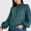 By Rosa. Poet Forest Long Sleeve High Neck Top