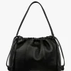 Status Anxiety Point Of No Return Black Drawstring Shoulder Bag