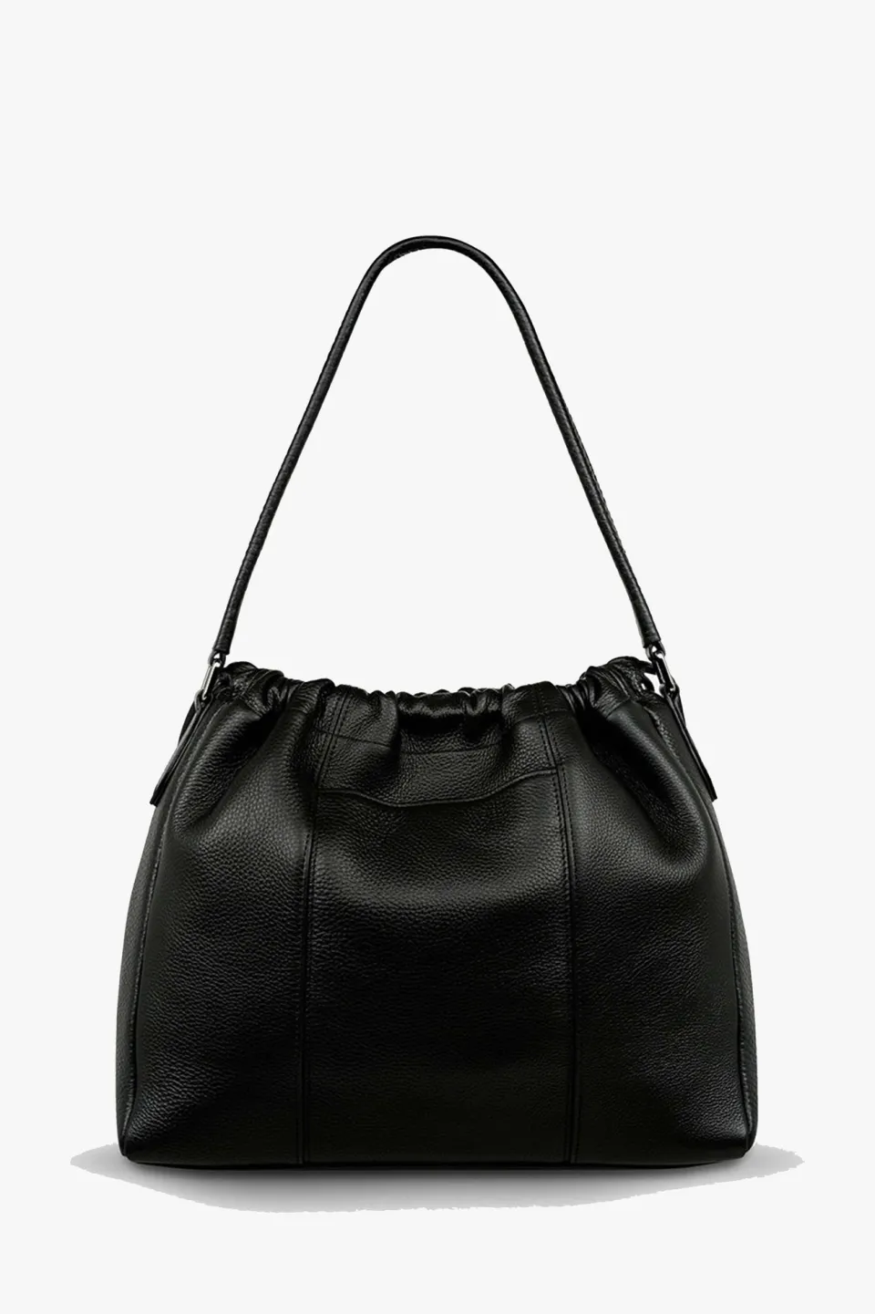 Status Anxiety Point Of No Return Black Drawstring Shoulder Bag