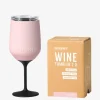 Huski Powder Pink 2.0 Wine Tumbler with Stem
