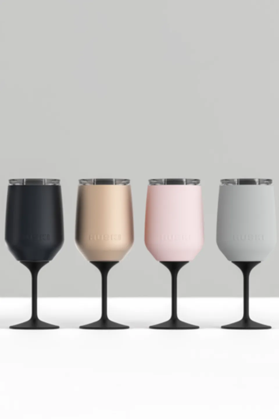 Huski Powder Pink 2.0 Wine Tumbler with Stem